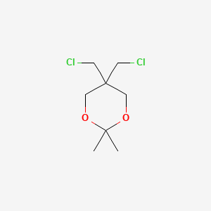molecular formula C8H14Cl2O2 B15075948 5,5-Bis(chloromethyl)-2,2-dimethyl-1,3-dioxane CAS No. 5695-37-4