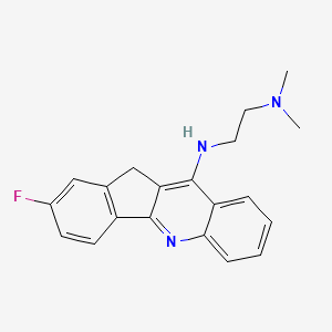 molecular formula C20H20FN3 B15076055 N1-(2-Fluoro-11H-indeno[1,2-b]quinolin-10-yl)-N2,N2-dimethylethane-1,2-diamine CAS No. 853331-17-6