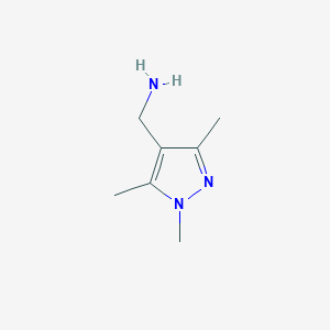 molecular formula C7H13N3 B150761 (1,3,5-trimethyl-1H-pyrazol-4-yl)methylamine CAS No. 352018-93-0