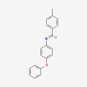 molecular formula C20H17NO B15076102 N-(4-methylbenzylidene)-4-phenoxyaniline CAS No. 54758-50-8