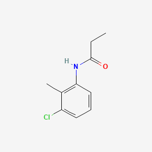 molecular formula C10H12ClNO B15076150 N-(3-chloro-2-methylphenyl)propanamide CAS No. 5360-93-0