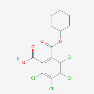 molecular formula C14H12Cl4O4 B15076160 Cyclohexyl tetrachlorophthalate CAS No. 115841-75-3