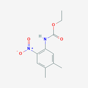 molecular formula C11H14N2O4 B15076168 Ethyl N-(4,5-dimethyl-2-nitrophenyl)-carbamate 