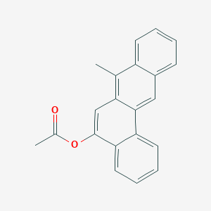 molecular formula C21H16O2 B15076180 (7-Methylbenzo[a]anthracen-5-yl) acetate CAS No. 60049-71-0