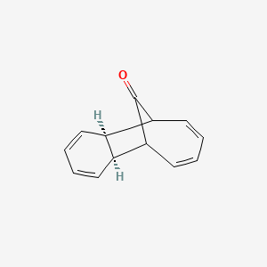 molecular formula C13H12O B15076181 rel-(4aR,10aS)-4a,5,10,10a-Tetrahydro-5,10-methanobenzocycloocten-11-one CAS No. 1217519-02-2