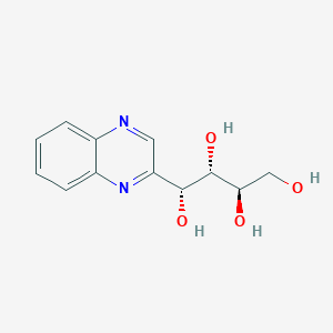 molecular formula C12H14N2O4 B150762 (1R,2S,3R)-(2-Quinoxalinyl)-1,2,3,4-butanetetrol CAS No. 4711-06-2