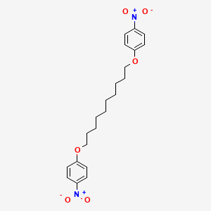 molecular formula C22H28N2O6 B15076210 1,10-Bis(4-nitrophenoxy)decane CAS No. 38201-80-8