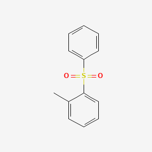 molecular formula C13H12O2S B15076218 Benzene, 1-methyl-2-(phenylsulfonyl)- CAS No. 26446-74-2