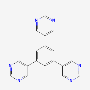 molecular formula C18H12N6 B1507624 1,3,5-Tri(5-pyrimidinyl)benzene CAS No. 226714-40-5