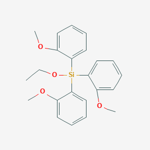 molecular formula C23H26O4Si B15076321 Ethoxytris(2-methoxyphenyl)silane 