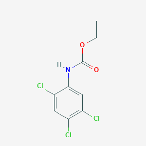 molecular formula C9H8Cl3NO2 B15076343 Ethyl N-(2,4,5-trichlorophenyl)carbamate CAS No. 38916-39-1