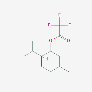molecular formula C12H19F3O2 B15076351 Trifluoroacetyl-menthol CAS No. 91639-10-0