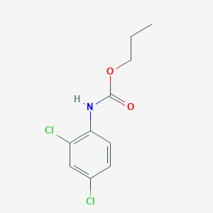 molecular formula C10H11Cl2NO2 B15076392 Propyl N-(2,4-dichlorophenyl)carbamate CAS No. 121433-13-4