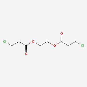 molecular formula C8H12Cl2O4 B15076420 O,O'-Ethylene bis(3-chloropropionate) CAS No. 90783-60-1