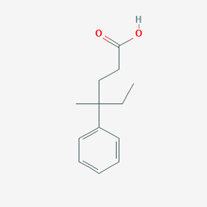 molecular formula C13H18O2 B15076450 4-Methyl-4-phenylhexanoic acid CAS No. 25607-04-9
