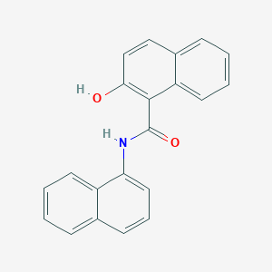 molecular formula C21H15NO2 B15076455 2-Hydroxy-N-(1-naphthyl)-1-naphthamide CAS No. 94878-43-0