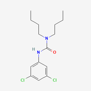molecular formula C15H22Cl2N2O B15076469 Urea, N,N-dibutyl-N'-(3,5-dichlorophenyl)- CAS No. 86781-32-0