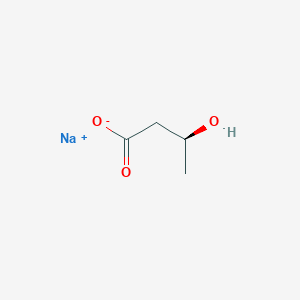 molecular formula C4H7NaO3 B150766 Sodium (S)-3-hydroxybutanoate CAS No. 127604-16-4