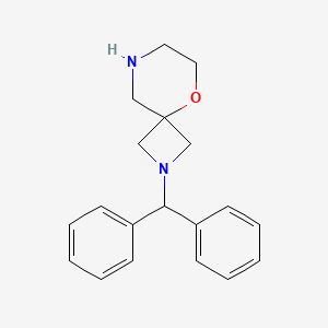 molecular formula C19H22N2O B1507660 2-Benzhydryl-5-oxa-2,8-diazaspiro[3.5]nonane CAS No. 1179337-03-1