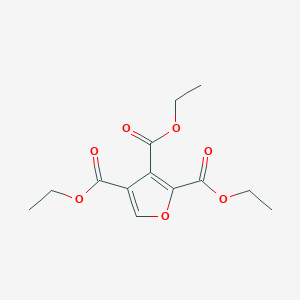 molecular formula C13H16O7 B15076637 Triethyl furan-2,3,4-tricarboxylate CAS No. 7251-41-4