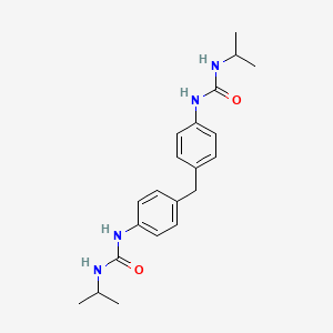 molecular formula C21H28N4O2 B15076690 N-isopropyl-N'-[4-(4-{[(isopropylamino)carbonyl]amino}benzyl)phenyl]urea CAS No. 77703-55-0