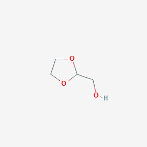 B150767 1,3-Dioxolane-2-methanol CAS No. 5694-68-8