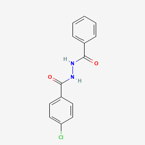 molecular formula C14H11ClN2O2 B15076703 n'-Benzoyl-4-chlorobenzohydrazide CAS No. 6828-55-3