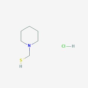 molecular formula C6H14ClNS B15076718 Piperidin-1-ylmethanethiol hydrochloride 