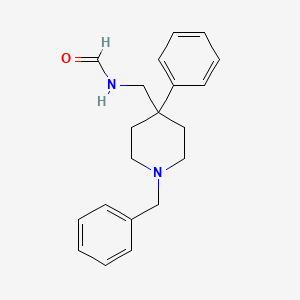 molecular formula C20H24N2O B15076740 Formamide, N-((1-benzyl-4-phenyl-4-piperidyl)methyl)- CAS No. 7152-09-2