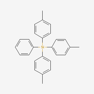molecular formula C27H26Si B15076752 Tris(4-methylphenyl)(phenyl)silane CAS No. 18870-40-1