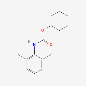 molecular formula C15H21NO2 B15076785 Cyclohexyl N-(2,6-xylyl)carbamate 