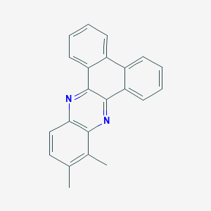molecular formula C22H16N2 B15076791 10,11-Dimethyldibenzo[a,c]phenazine CAS No. 6627-41-4
