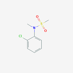 molecular formula C8H10ClNO2S B15076956 n-(2-Chlorophenyl)-n-methylmethanesulfonamide CAS No. 24827-65-4