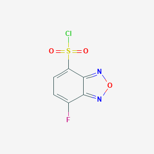 molecular formula C6H2ClFN2O3S B015077 7-Fluoro-2,1,3-benzoxadiazole-4-sulfonyl chloride CAS No. 91366-64-2