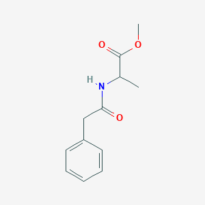 molecular formula C12H15NO3 B15077071 Methyl 2-[(2-phenylacetyl)amino]propanoate CAS No. 64562-94-3