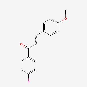molecular formula C16H13FO2 B15077095 (2E)-1-(4-fluorophenyl)-3-(4-methoxyphenyl)prop-2-en-1-one 