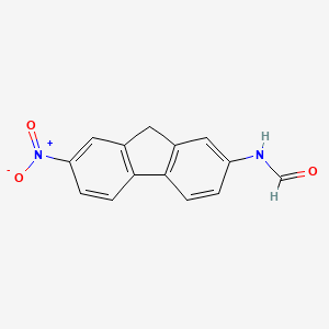 molecular formula C14H10N2O3 B15077160 n-(7-Nitro-9h-fluoren-2-yl)formamide CAS No. 6583-71-7