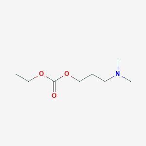molecular formula C8H17NO3 B15077230 3-(Dimethylamino)propyl ethyl carbonate CAS No. 92671-74-4