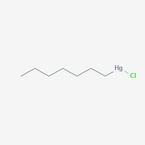 molecular formula C7H15ClHg B15077236 Chloro(heptyl)mercury CAS No. 32701-49-8