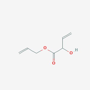 molecular formula C7H10O3 B15077312 2-Hydroxy-But-3-Enoic Acid Allyl Ester 