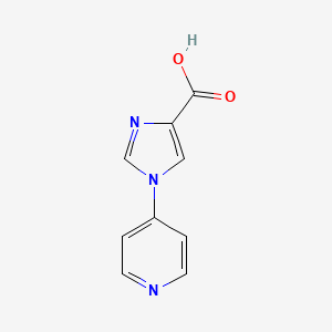 molecular formula C9H7N3O2 B1507741 1-(Pyridin-4-yl)-1H-imidazole-4-carboxylic acid CAS No. 1339544-04-5