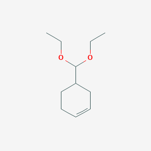 molecular formula C11H20O2 B15077458 4-(Diethoxymethyl)cyclohexene CAS No. 6314-88-1