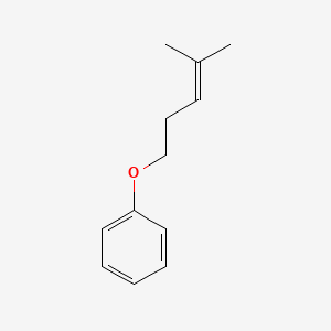 molecular formula C12H16O B15077482 Benzene, [(4-methyl-3-pentenyl)oxy]- CAS No. 88626-76-0