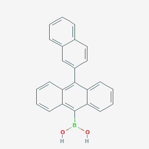 molecular formula C24H17BO2 B150775 10-(2-Naphthyl)anthracene-9-boronic acid CAS No. 597554-03-5