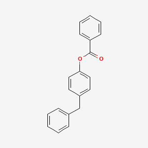 molecular formula C20H16O2 B15077517 (4-benzylphenyl) benzoate CAS No. 23450-15-9