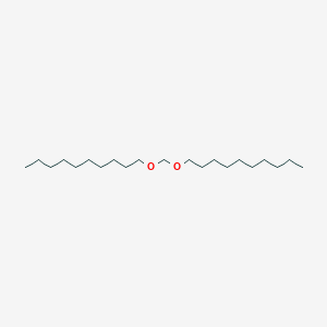 molecular formula C21H44O2 B15077650 Decane, 1,1'-[methylenebis(oxy)]bis- CAS No. 65767-41-1