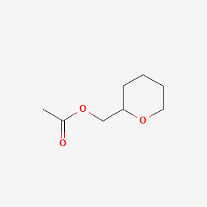 molecular formula C8H14O3 B15077697 Tetrahydro-2H-pyran-2-methanol acetate CAS No. 5440-83-5