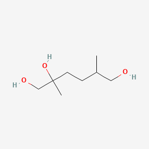 molecular formula C8H18O3 B15077774 2,5-Dimethyl-1,2,6-hexanetriol CAS No. 10171-73-0