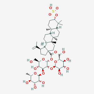 molecular formula C48H78O20S B150778 Basrgg CAS No. 137553-03-8