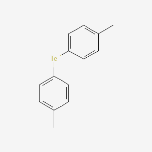 molecular formula C14H14Te B15078016 Benzene, 1,1'-tellurobis[4-methyl- CAS No. 834-15-1